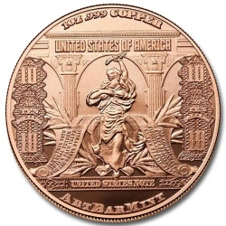 $10 banknote 1 ounce of copper