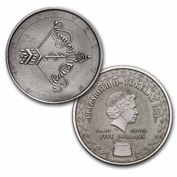 Zestaw 12 monet Tokelau: Zodiac Series 12 x 1 uncja Srebra 2022 Antique Coins