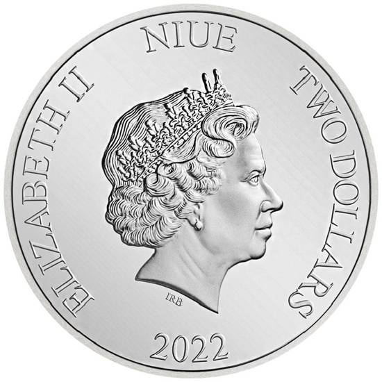 Niue: Disney Pirates of the Caribbean - Silent Mary 1 oz Silver 2022