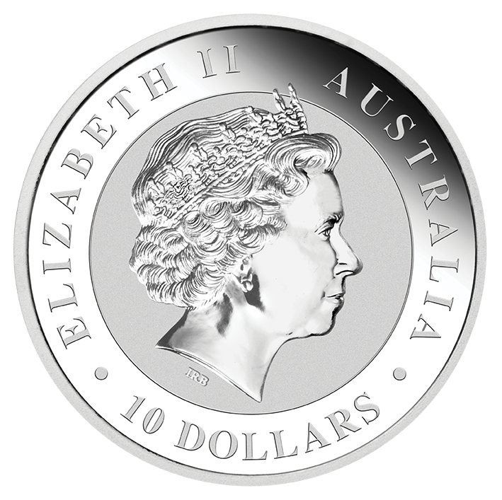 Kookaburra 10 oz Silber 2018
