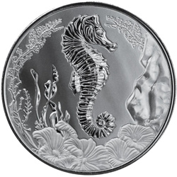 Samoa: Seahorse 1 uncja Srebra 2025