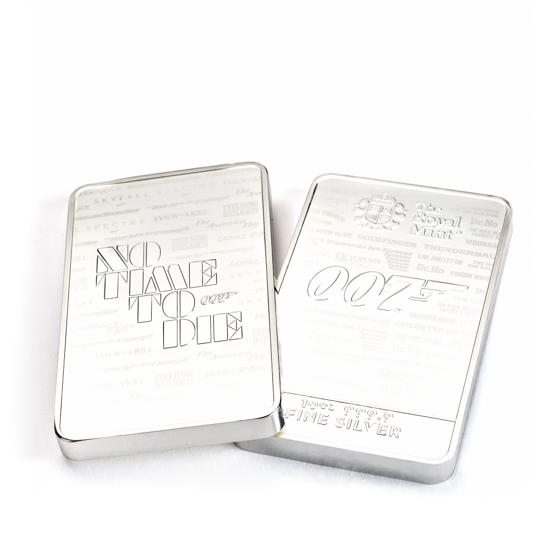 10 oz Silberbarren 007 James Bond