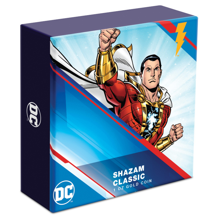 Niue: DC Comics - Shazam 1 oz Oro 2023 Proof