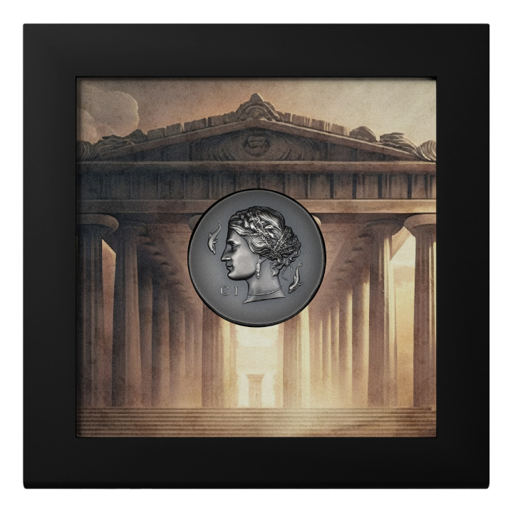 Islas Cook: Arethusa 1 uncja Srebra 2023 Ultra High Relief Antiqued Coin