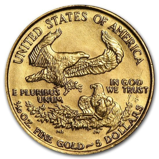 American Eagle 1/10 onza Oro 1987 (MCMLXXXVII)