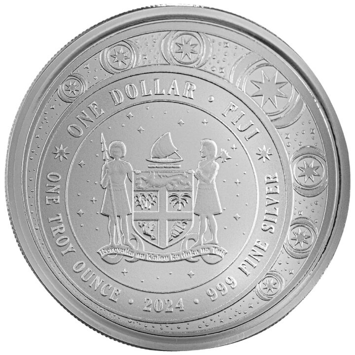 Fiyi: Unicornio 1 oz Plata 2024 Prooflike