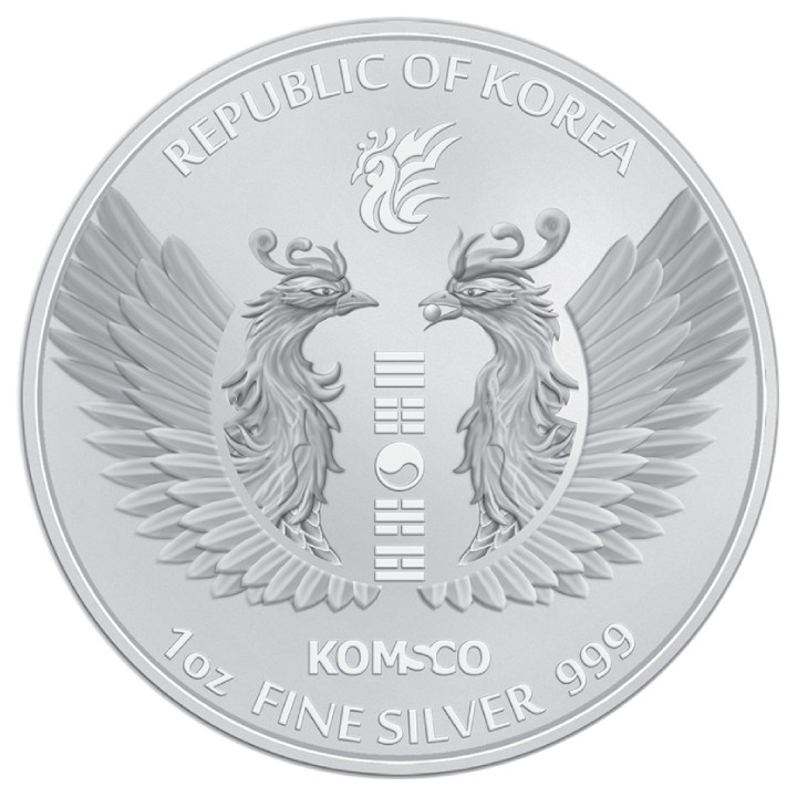 Korean Phoenix 1 oz Silver 2022