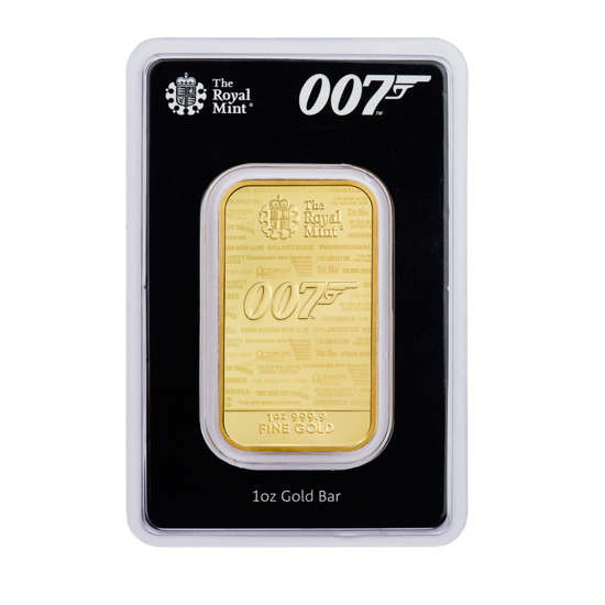 1 uncia aranyrud 007 James Bond