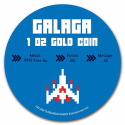 Niue: Galaga – 40. výročí 1 unce zlata 2021