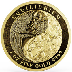 Tokelau: Equilibrium 1 oz Gold 2024 Prooflike