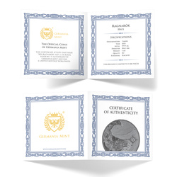 Ragnarok: Hati 1 oz Negro Plata 2024