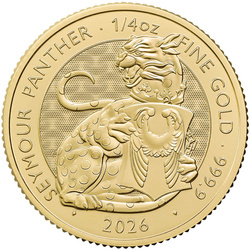 Zlatá mince The Royal Tudor Beasts: Seymour Panther 1/4 unce zlata 2026