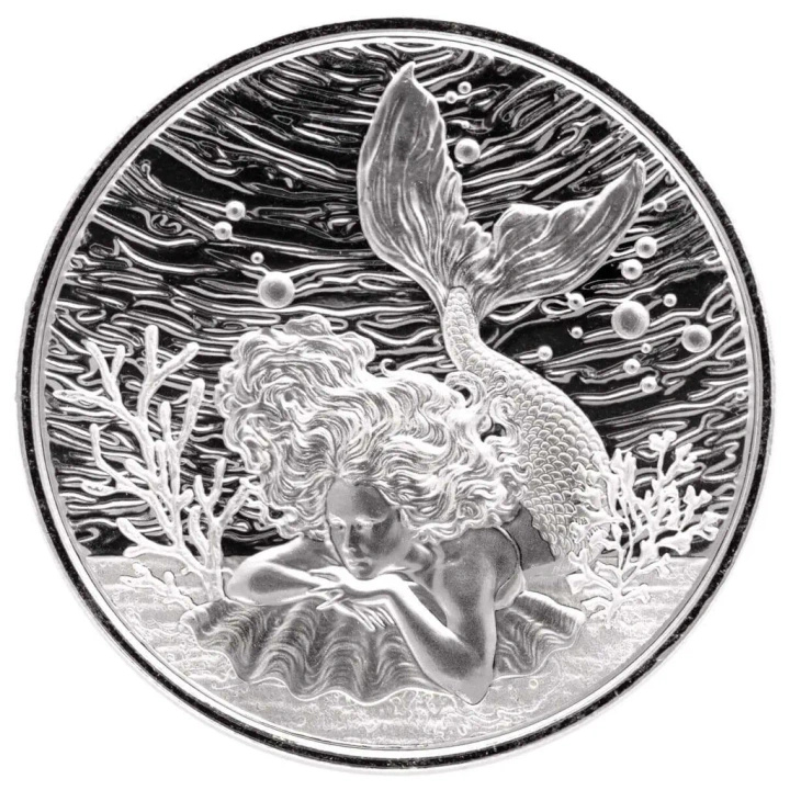 Monedă de Argint Mermaid Under the Sea 1 uncie de Argint 2026