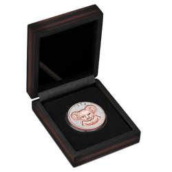 Niue: Impresiones Nativas - Koala 1 oz Plata 2025 Dorado Prooflike Super Incused