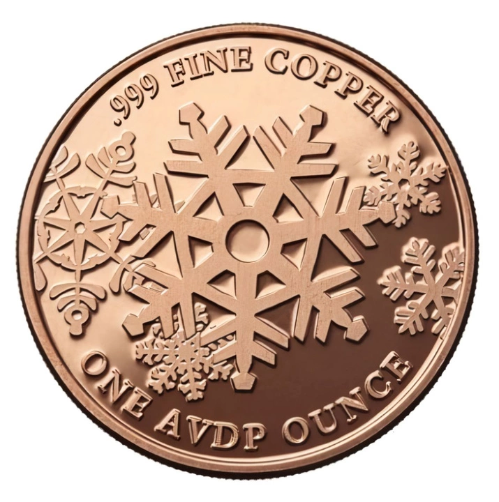 Santa Ho Ho Ho 1 ounce of copper