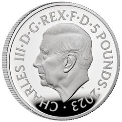 Pride of England 5 £ Argent 2023 Proof