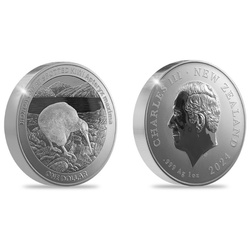 Kiwi 1 oncia d'argento 2024 Specimen
