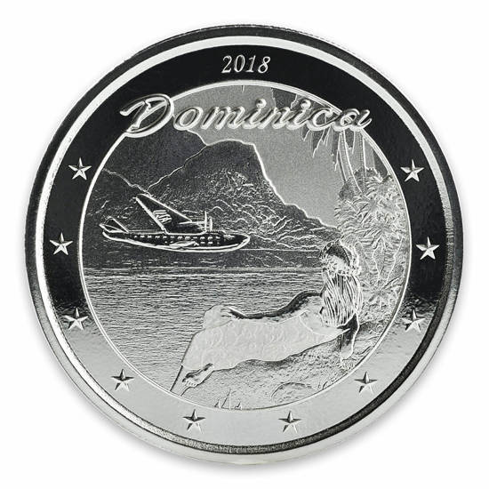 Dominica: La isla de la naturaleza 1 oz Plata 2018