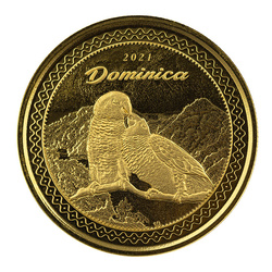 Dominica: Amazzone imperiale 1 oncia d'oro 2021