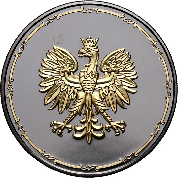 Medalie de Argint aurită Centenarul Redobândirii Independenței 1000 g Argint 2018 Proof
