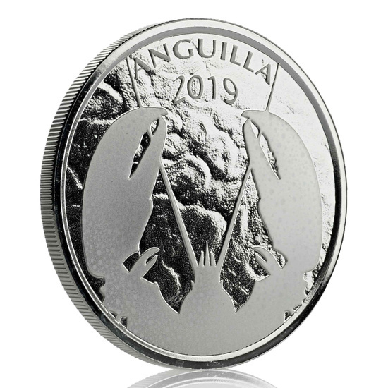 Anguilla: Lobster 1 unce stříbra 2019