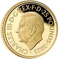 Ensemble de 6 pièces Premium Britannia Or 2025 Proof
