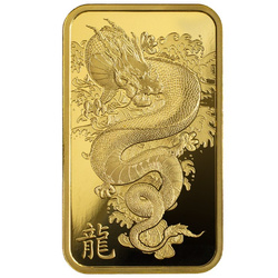 PAMP Année du Dragon – Légende du Dragon Azur 1 oz or 2024