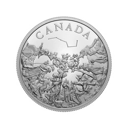 Canada: Commemorating Black History - The Underground Railroad 1 oz Silber 2022 Proof Coin