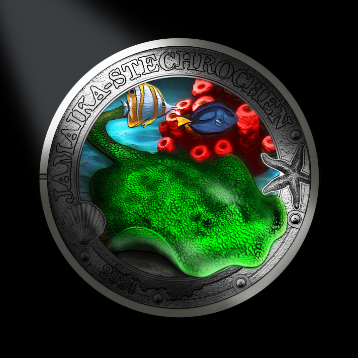 Sárga rája színezésű 3 euró réz 2024