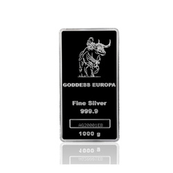 Lingotto moneta Ciad: Goddess Europa 1000 g d'argento 2023