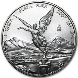 Mexican Libertad 1 uncja Srebra 2007