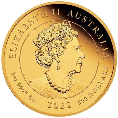 Mityczne Istoty: Griffin 5 uncji Złota 2022 Proof