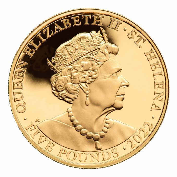 The Queen’s Virtues: Justice 1 oncia d'oro 2022 Proof