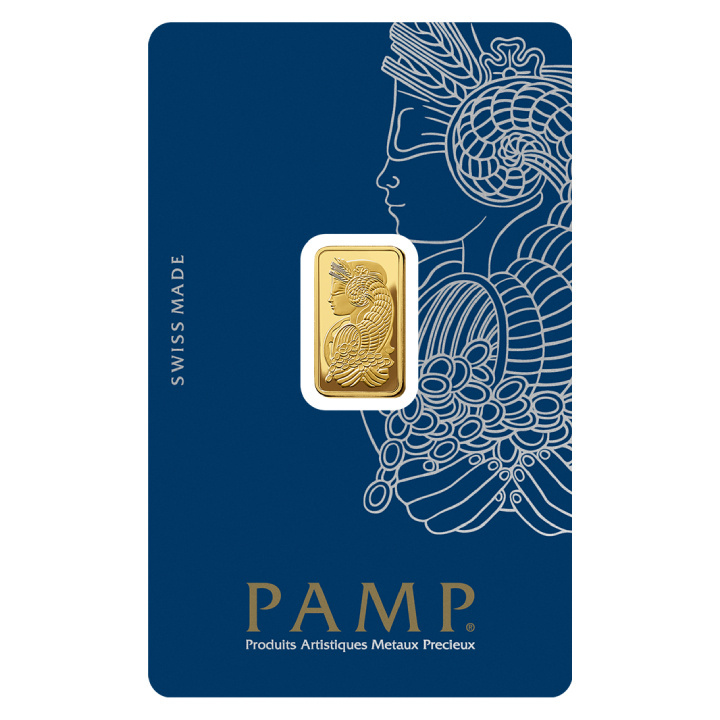Pamp Suisse Fortuna Veriscan 2,5 gramů zlata LBMA GD Refiner