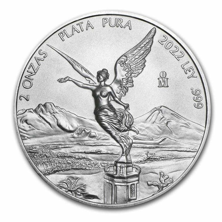 Libertad Mexicana 2 oz Plata 2022