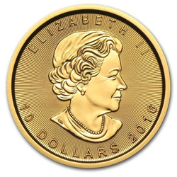 Kanadyjski Liść Klonowy 1/4 uncji Złota 2016