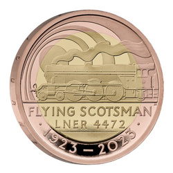 The Centenary of the Flying Scotsman £2 Gold 2023 Proof 