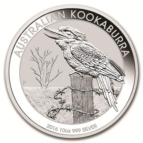 Kookaburra 10 uncji Srebra 2016