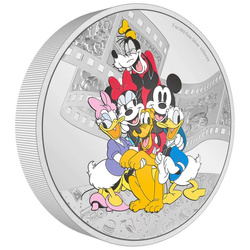Niue: Disney Mickey & Friends - A szenzációs hatos színes 3 uncia ezüst 2023 Proof