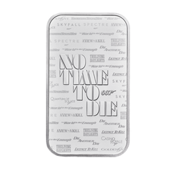 Lingotto James Bond - No Time to Die 1 oncia d'argento