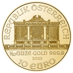 Wiedeński Filharmonik 1/10 uncji Złota 2023