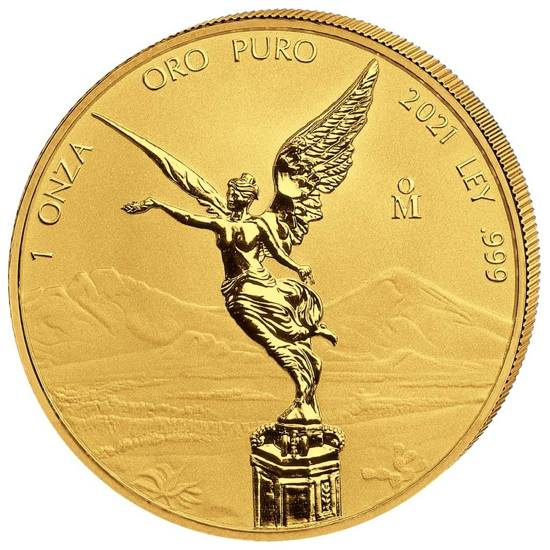 Mexican Libertad 1 oz Gold 2021 Reverse Proof