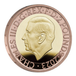 Zestaw 5 monet Wielka Brytania Złoto 2023 Proof Commemorative Coin