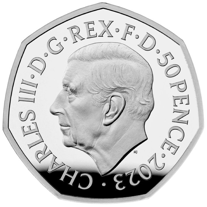 75 de ani ai generației Windrush 50p colorată Argint 2023 Proof