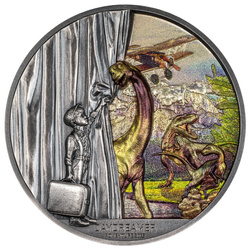 Palau: Daydreamer – Adventure kolorowany 2 uncje Srebra 2023 Ultra High Relief Antiqued Coin