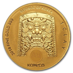 Chiwoo Cheonwang 1 oz Gold 2018