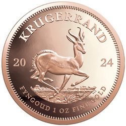 Zestaw 6 złotych monet Krugerrand 2024 Proof