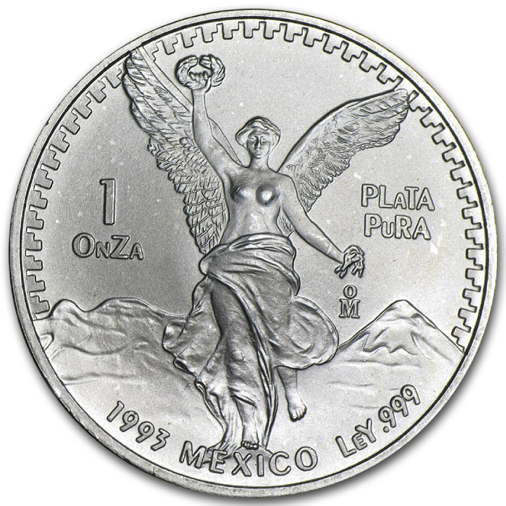 Libertad Mexicana 1 oz Plata 1993