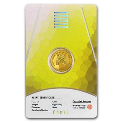 ZI:SIN Canis 1/10 oz Gold 2018