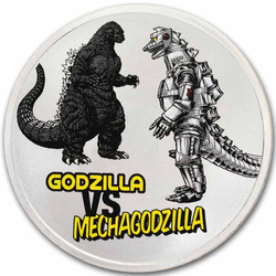 Niue: Godzilla vs Monsters - Mechagodzilla coloured 2 oz Silver 2024
